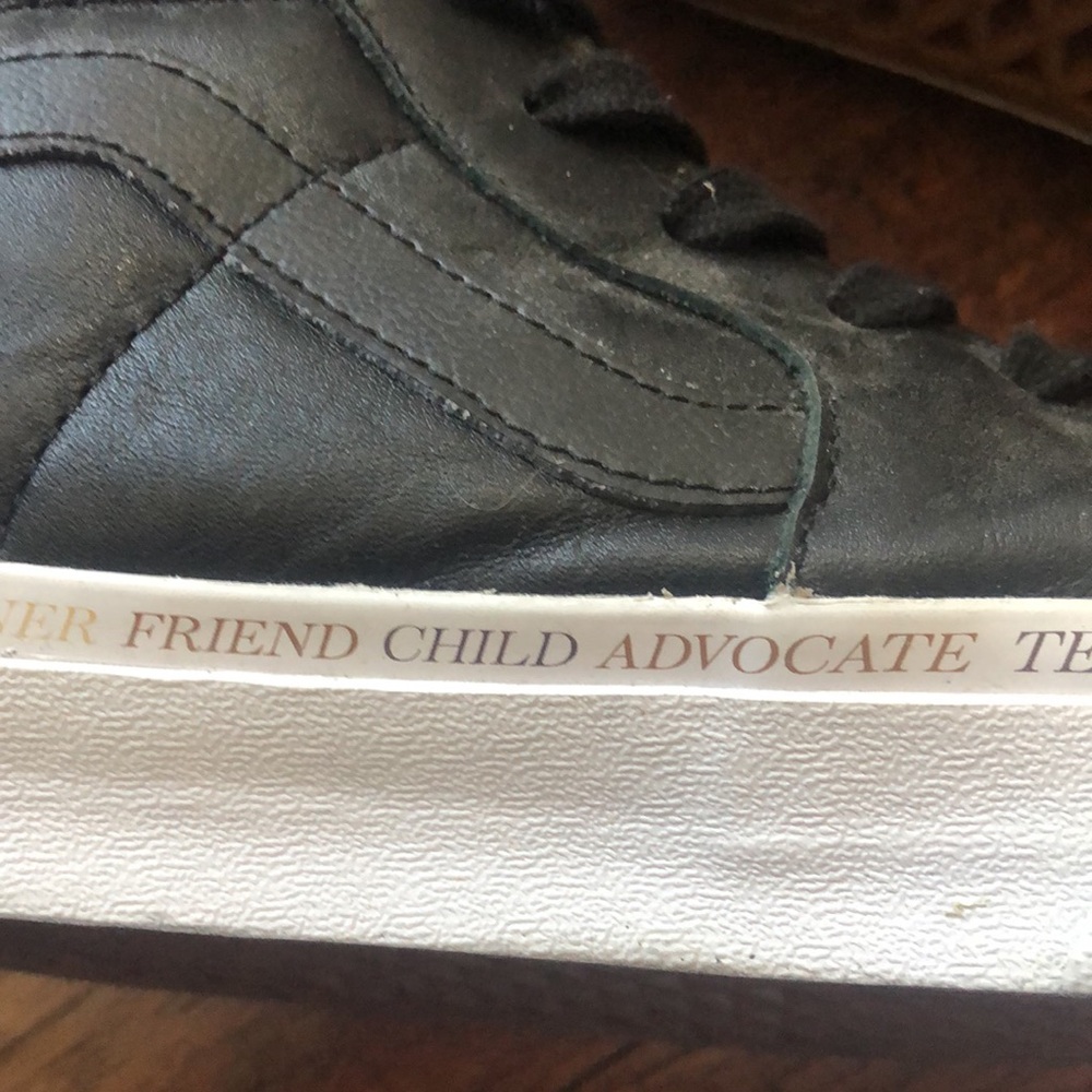 Vans Divine Energy black high tops, size 10.5 - Picture 6 of 7